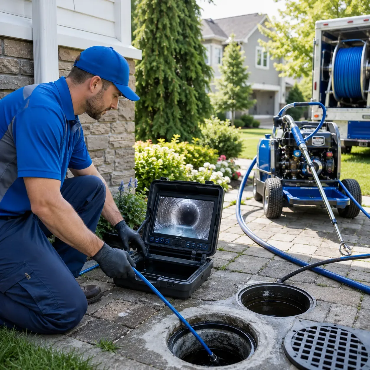 Outdoor drain cleaning professionals serving Greensboro, AL